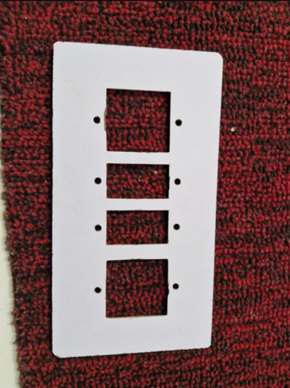 2 Switch 2 Socket Board Sheet for Electrical Switch Panel