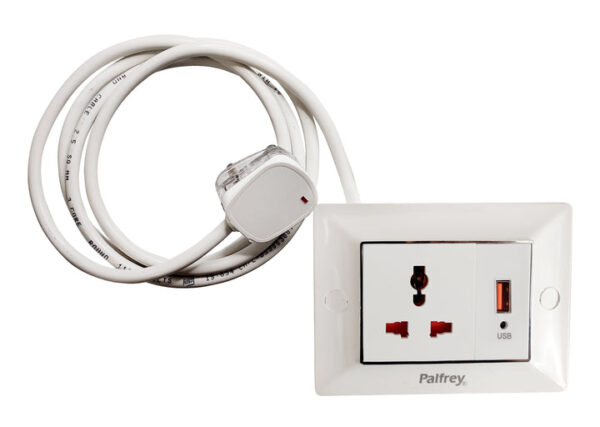 Extension board with usb​ Socket 1 USB Socket Heavy Duty Wire - Image 4