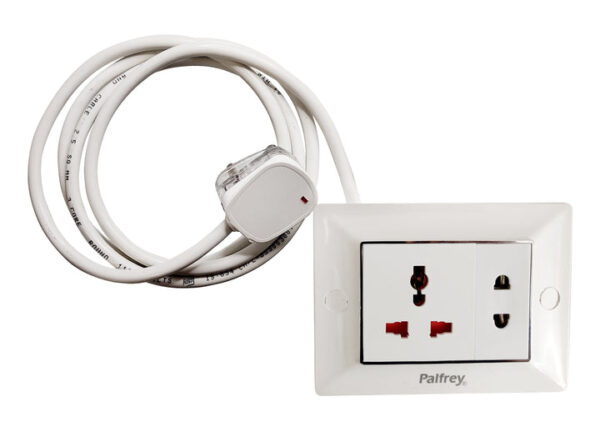 Electric Board 1 Universal Socket and 1 Two Pin Heavy Duty Wire - Image 4