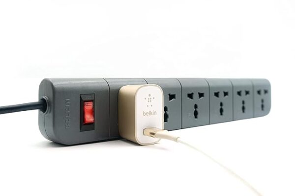 6-Socket Surge Protector Heavy Duty Cable & Manufacturer Warranty - Image 2