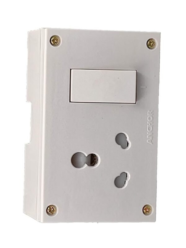 Anchor 16 amp Power Extension Board with Switch, 3-Pin Socket and 3 pin top (fit in Your Home and Office Socket Easily), - Image 7