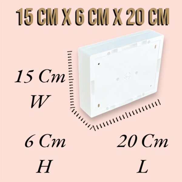 12 Modular Silver Line Gang Box Set 7 Switches 2 Sockets 1 Fan Regulator White Board Durable Electrical Fitting for Home and Office - Image 6
