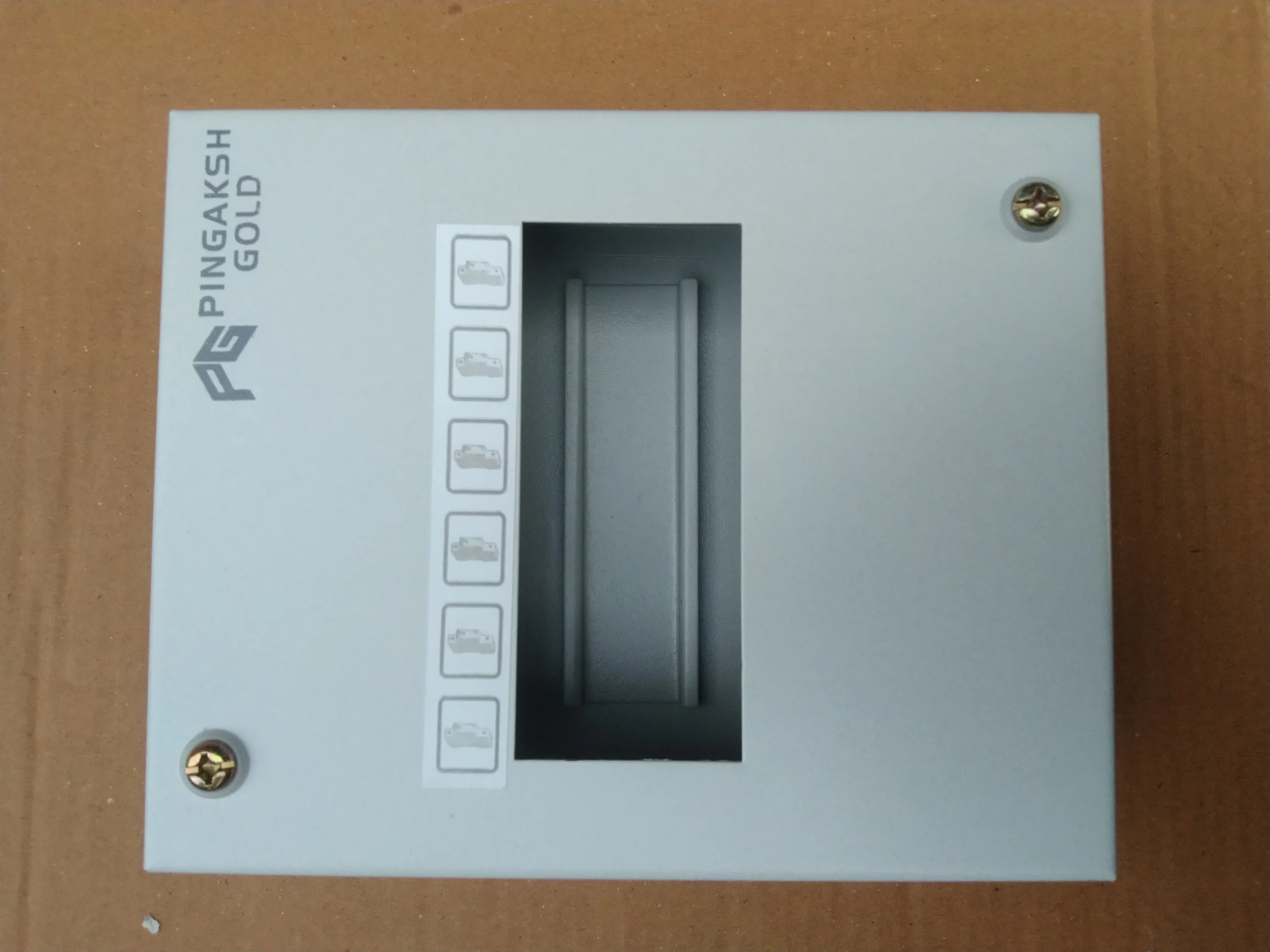 6 Way MCB Box Mild Steel Metal Heavy Duty