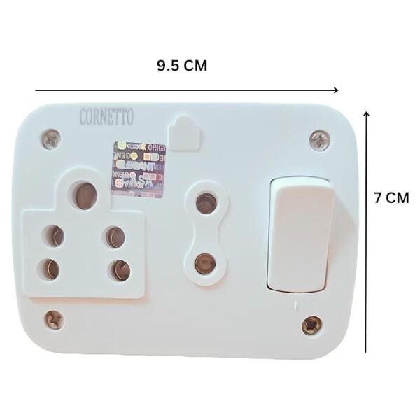 Copper Wire Cable 6Amp Plug Extension Board for Heavy - Image 2