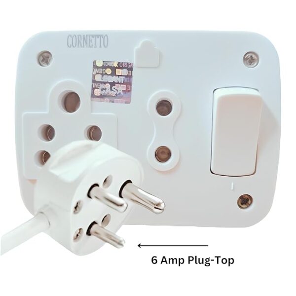 Copper Wire Cable 6Amp Plug Extension Board for Heavy - Image 4