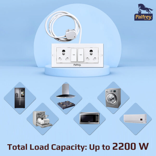 Electric Extension Board 16A/20A Anchor Switch Socket Heavy Duty 3Pin Plug 6 - Image 7