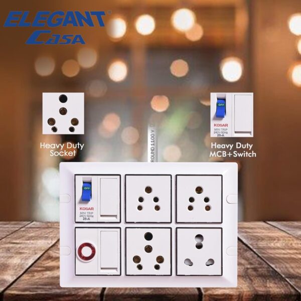 Heavy Duty 16 amp Electric Extension Board - Image 7