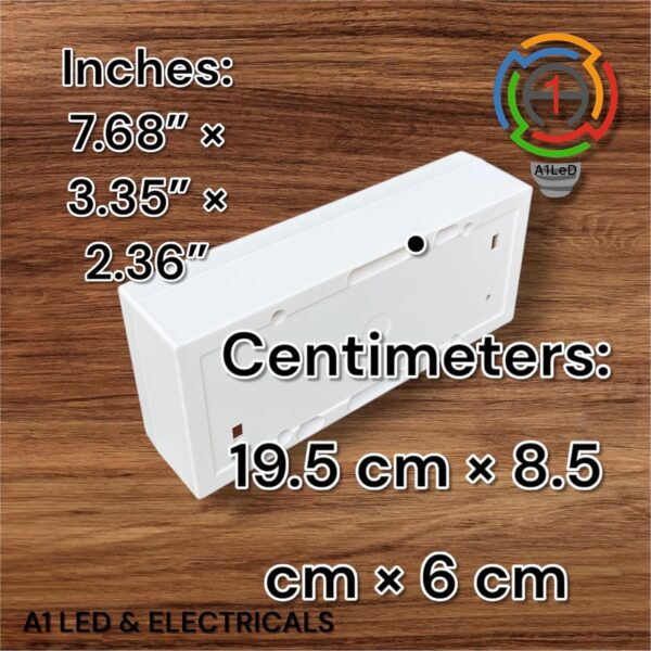 6 Modular Switch Board Silver Finish 10A 4 Flat Switches 10A Sockets Wall Mount Electrical Outlet - Image 7