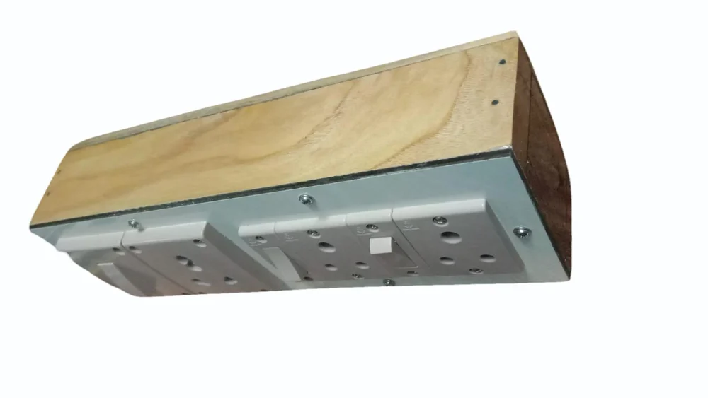 3 Socket Wooden Board Anchor 20A | Heavy Duty - Image 15