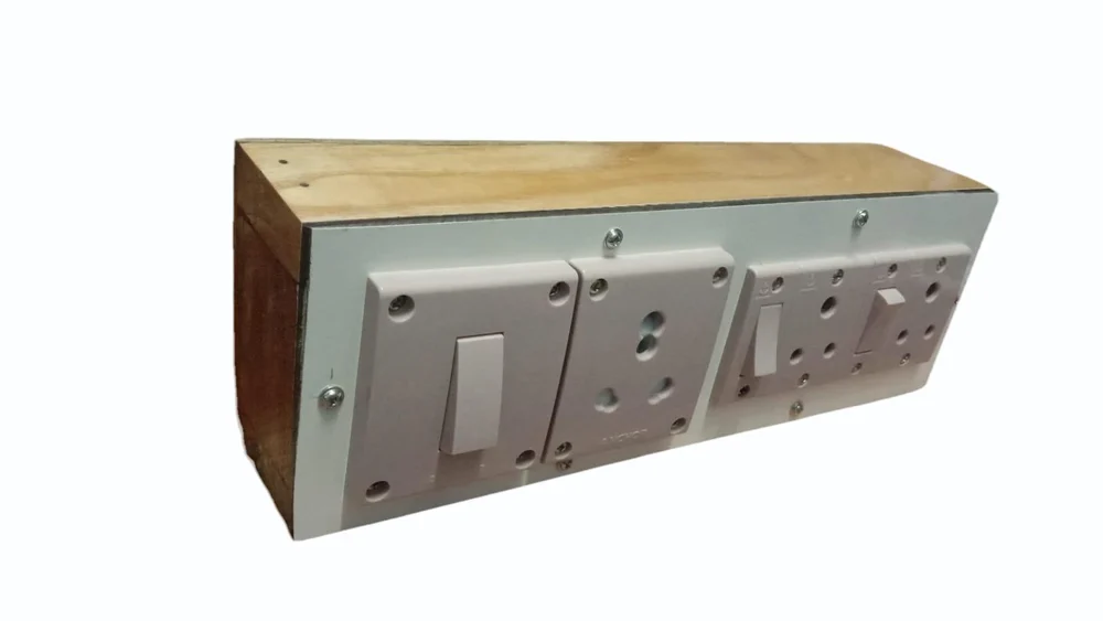 3 Socket Wooden Board Anchor 20A | Heavy Duty - Image 16