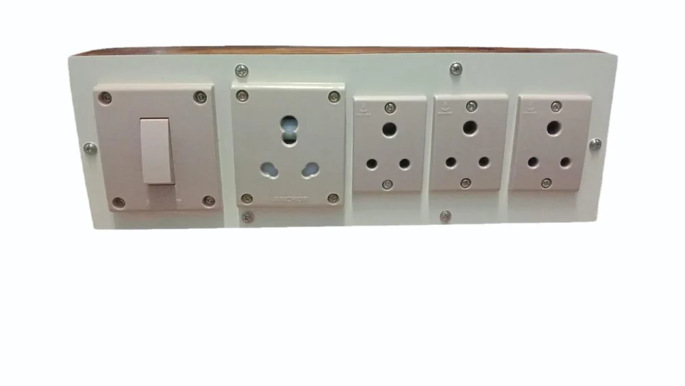 3 Socket Wooden Board Anchor 20A | Heavy Duty - Image 2