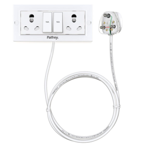 Electric Extension Board 16A/20A Anchor Switch Socket Heavy Duty 3Pin Plug 6 - Image 2