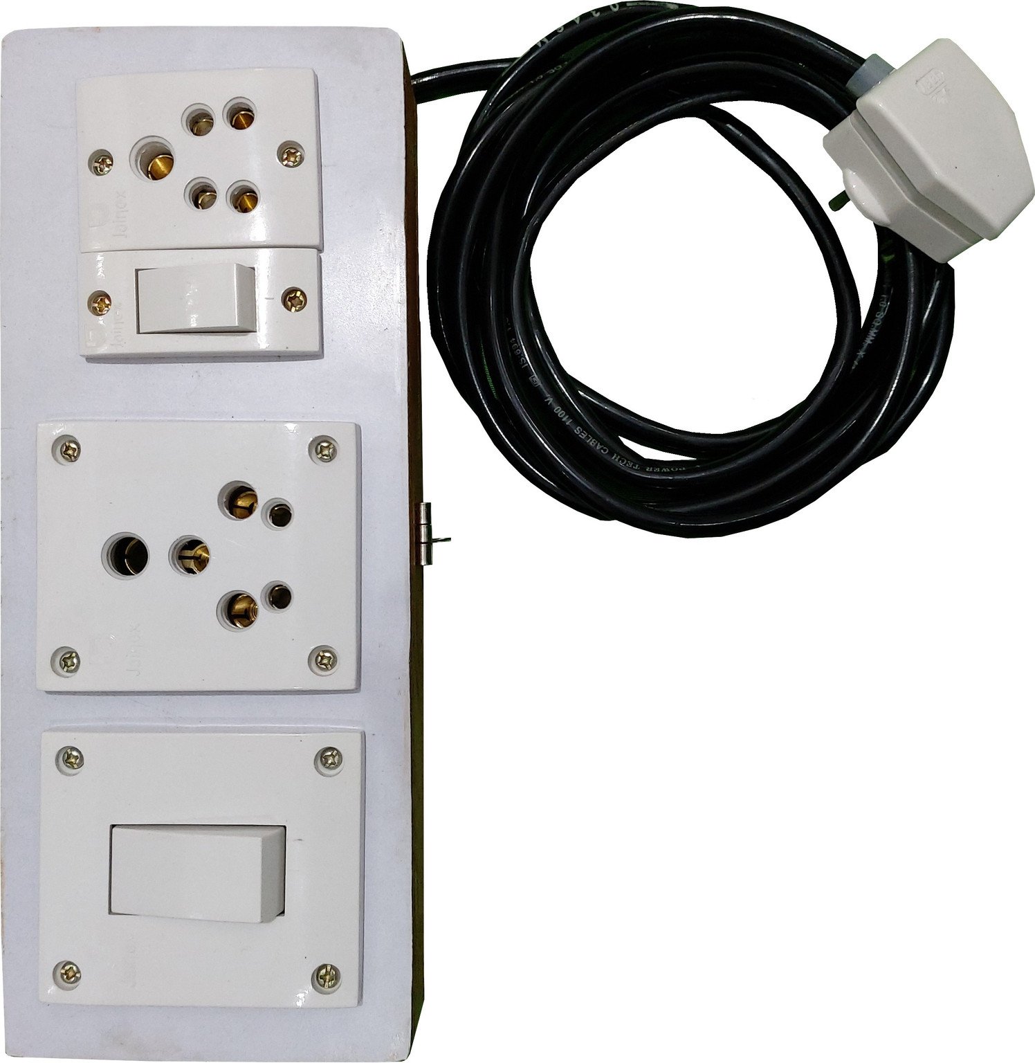 Wooden Electric Switch Socket Extension Board | 1×5A Socket Power Board